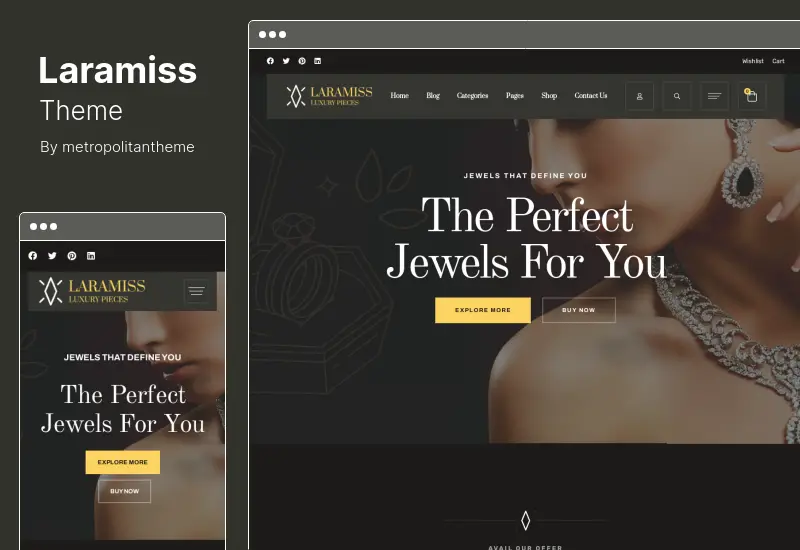Laramiss Theme - Elementor Multipurpose Luxury WordPress Theme
