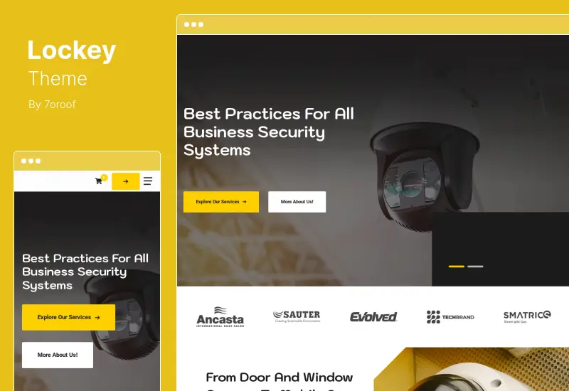 Lockey Theme - CCTV and Security Systems WordPress Theme
