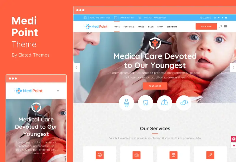 MediPoint Theme - Doctor WordPress Theme