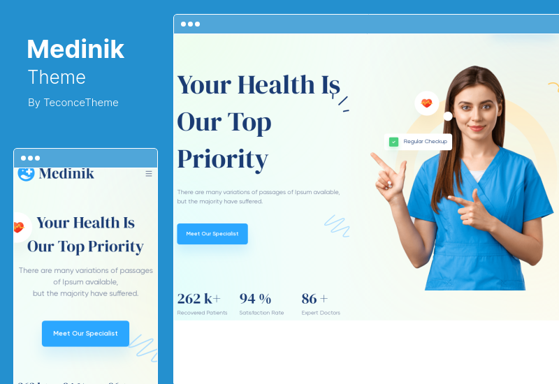 Medinik Theme - Doctor & Medical WordPress Theme