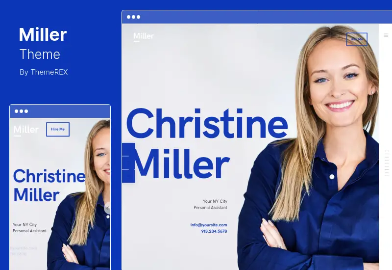 Miller Theme - Personal Assistant & Administrative Services WordPress Theme
