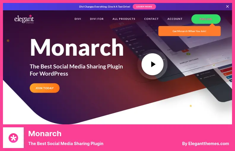 Monarch Plugin - The Best Social Media Sharing Plugin