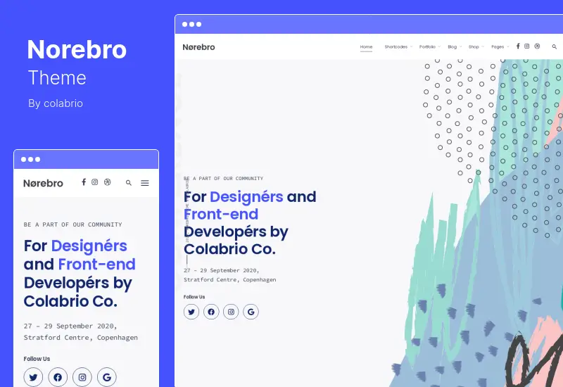 Norebro Theme - Creative Portfolio WordPress Theme for Multipurpose Usage