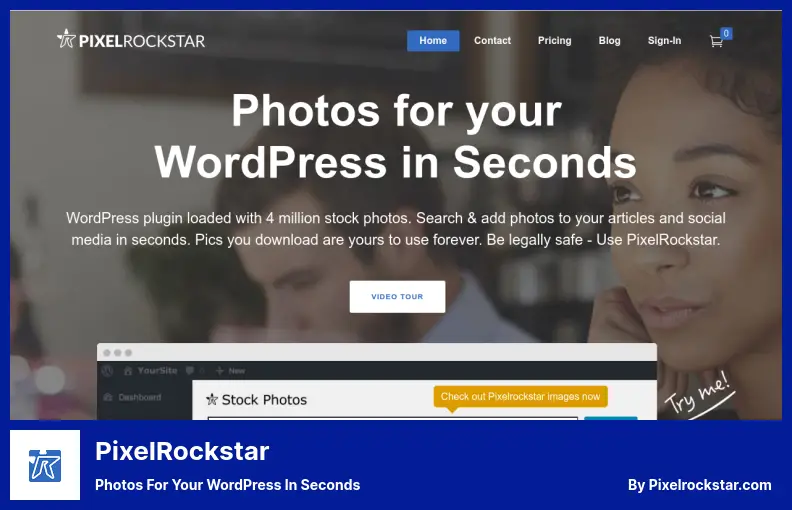 PixelRockstar Plugin - Photos for Your WordPress in Seconds