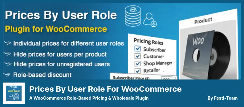 Prices By User Role for WooCommerce Plugin - A WooCommerce Role-Based Pricing & Wholesale Plugin