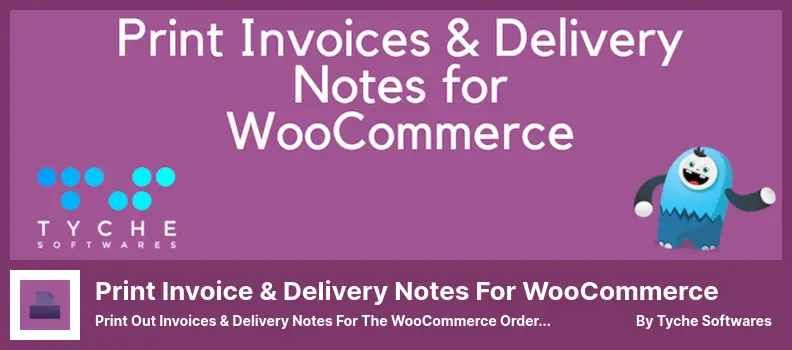 Print Invoice & Delivery Notes for WooCommerce Plugin - Print Out Invoices & Delivery Notes for The WooCommerce Orders