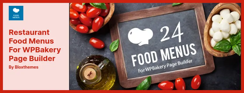 Restaurant Food Menus for WPBakery Page Builder Plugin - The Best Food Menus Pack for WPBakery Page Builder