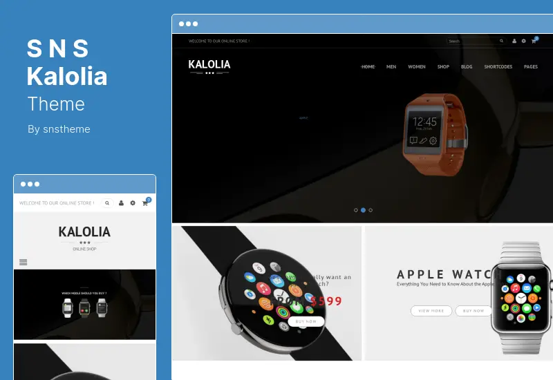 SNS Kalolia Theme - Shop WordPress and WooCommerce Theme