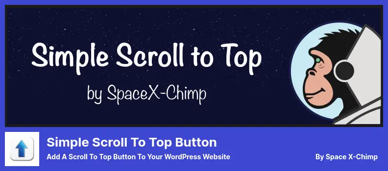 Simple Scroll to Top Button Plugin - Add a Scroll to Top Button to Your WordPress Website