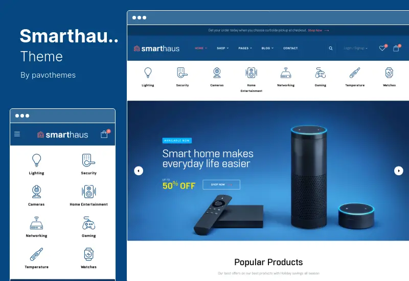 Smarthaus Theme - Smarthome Products WooCommerce Theme