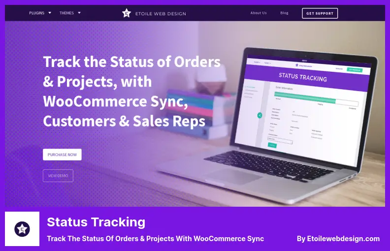 Status Tracking Plugin - Track The Status of Orders & Projects with WooCommerce Sync