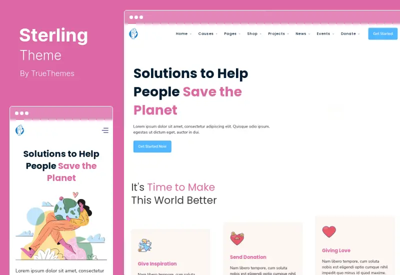 Sterling Theme - Charity & Donation WordPress Theme