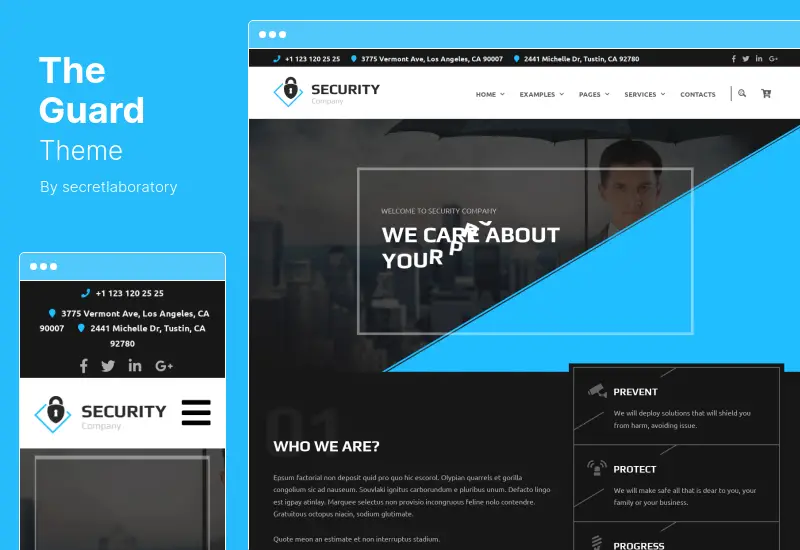 The Guard Theme - Security Company WordPress Theme