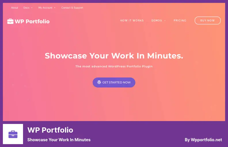 WP Portfolio Plugin - Showcase Your Work In Minutes
