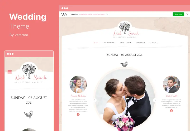 Wedding Theme - Wedding WordPress Theme
