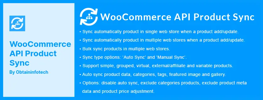 WooCommerce API Product Sync Plugin - Sync Product From One WooCommerce Web Store to The Other