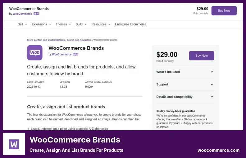 WooCommerce Brands Plugin - Create, Assign and List Brands for Products