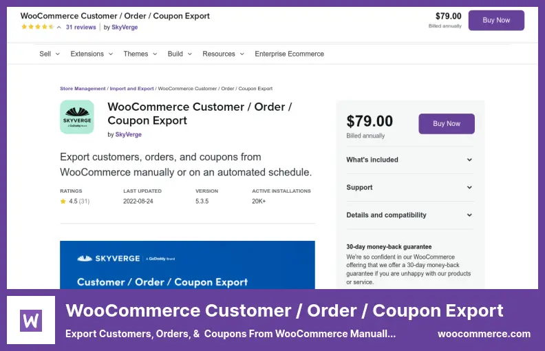 WooCommerce Customer / Order / Coupon Export Plugin - Export Customers, Orders, &  Coupons from WooCommerce Manually