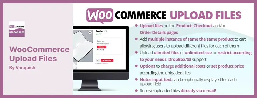 WooCommerce Upload Files Plugin - Files Uploading On Order Details or Product Checkout Pages