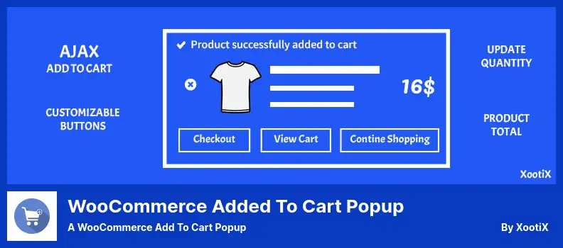 WooCommerce added to cart popup Plugin - a WooCommerce Add to Cart Popup