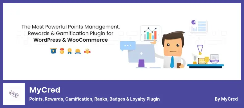 myCred Plugin - Points, Rewards, Gamification, Ranks, Badges & Loyalty Plugin