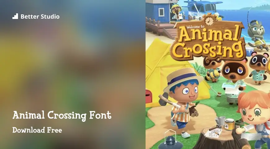 Animal Crossing Font: Download Free Font & Logo