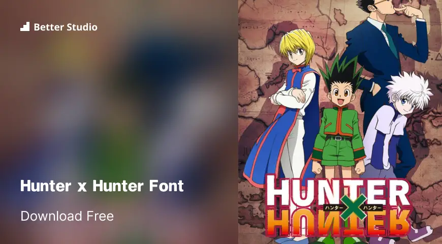 Hunter x Hunter Font: Download Free Font & Logo
