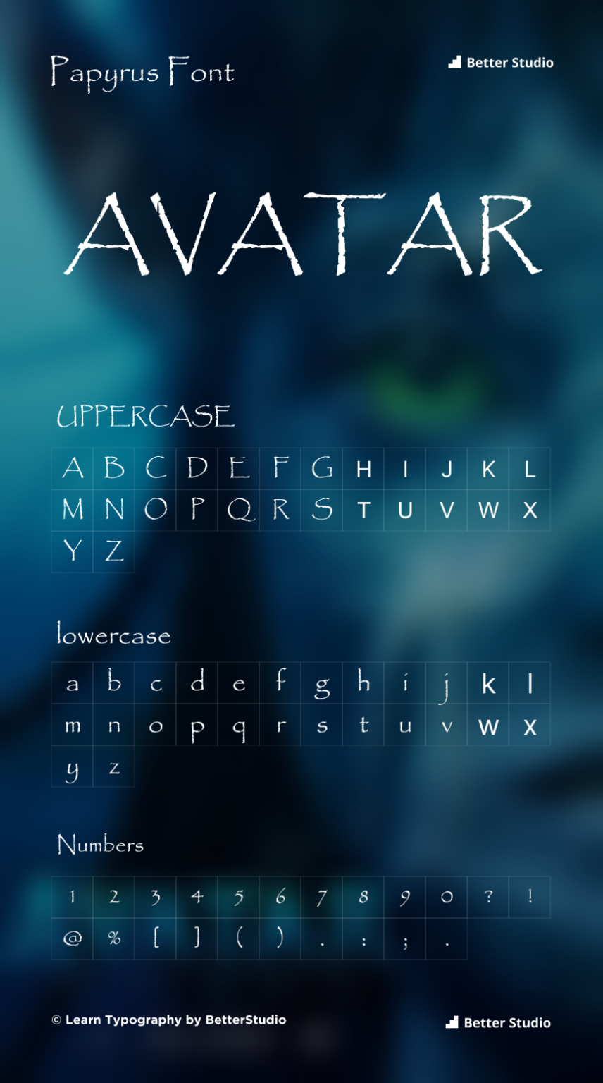 avatar-font-download-free-font-now