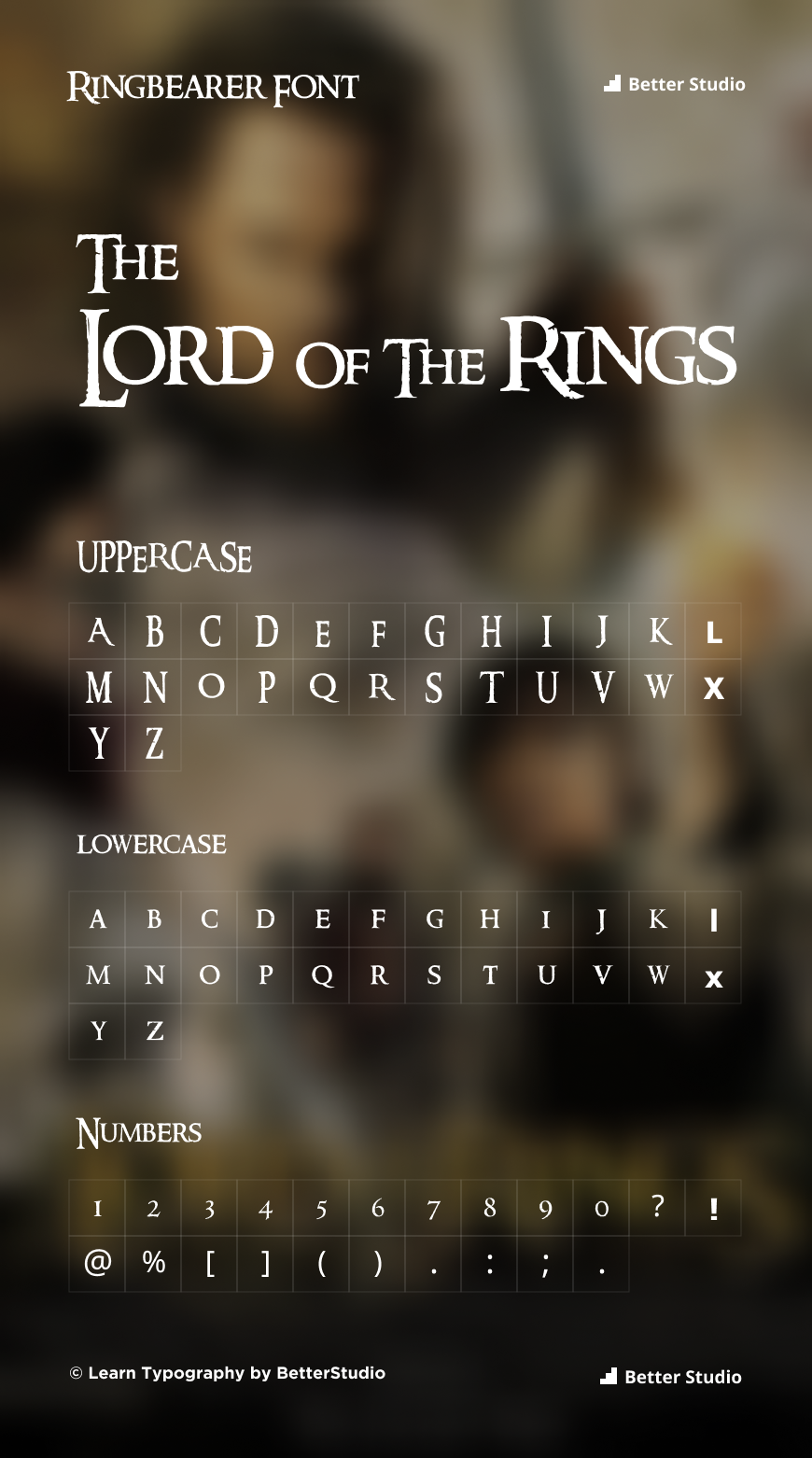 civile Tilskud Parasit The Lord Of The Rings Font: Download Free Font & Logo