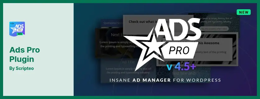 Ads Pro Plugin Plugin - A Multi-purpose WordPress Advertising Manager