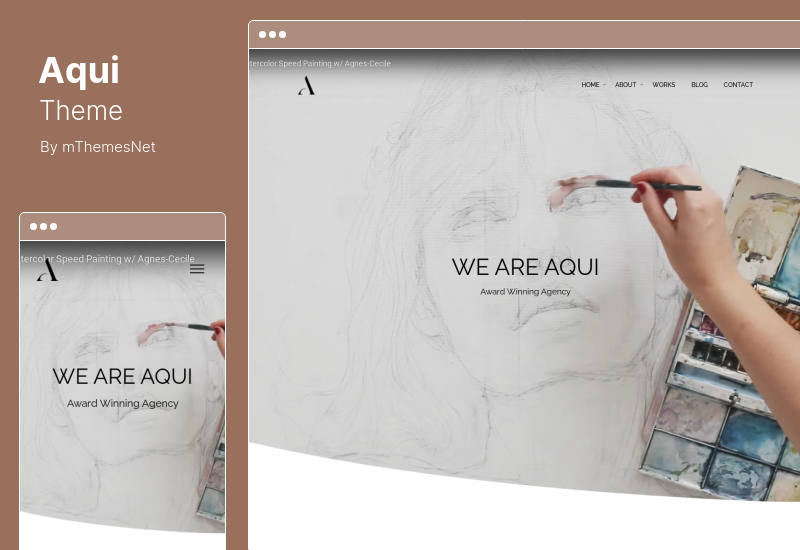 Aqui Theme - Creative Portfolio WordPress Theme