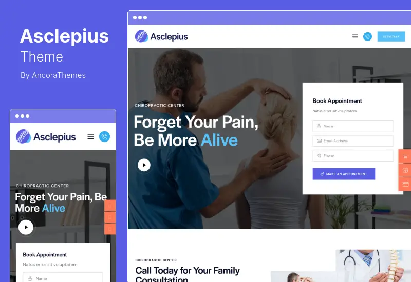 Asclepius Theme - Doctor, Medical & Healthcare WordPress Theme