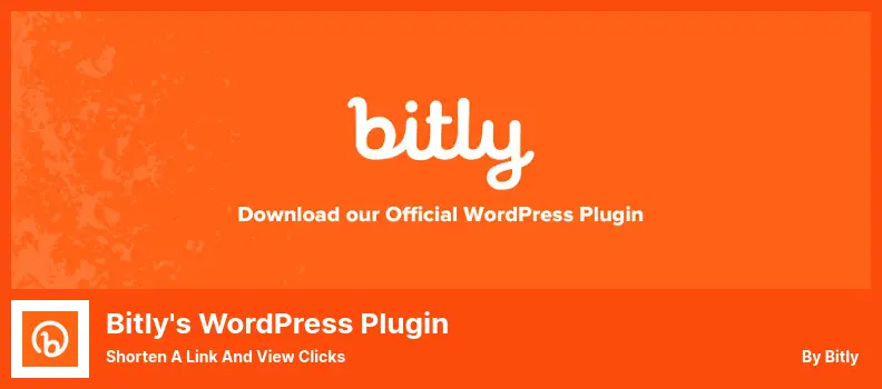 Bitly's WordPress Plugin - Shorten a Link and View Clicks