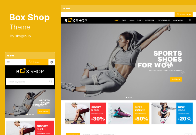 BoxShop Theme - Responsive WooCommerce WordPress Theme