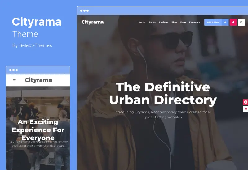 Cityrama Theme - Listing & City Guide WordPress Theme