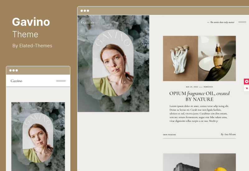 Gavino Theme - Lifestyle Magazine and Blog WordPress Theme