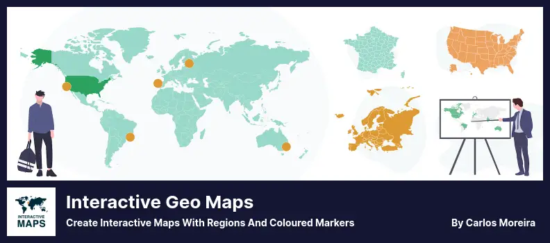 Interactive Geo Maps Plugin - Create Interactive Maps With Regions and Coloured Markers