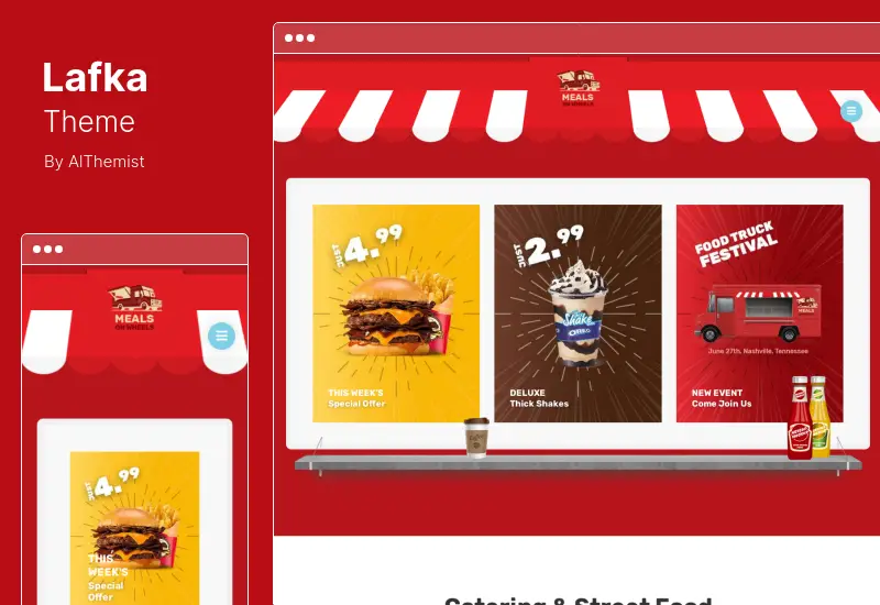Lafka Theme - Multi Store Burger, Pizza & Food Delivery WooCommerce Theme