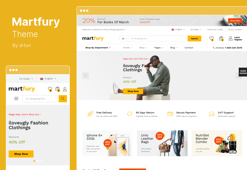 Martfury Theme - WooCommerce Marketplace WordPress Theme