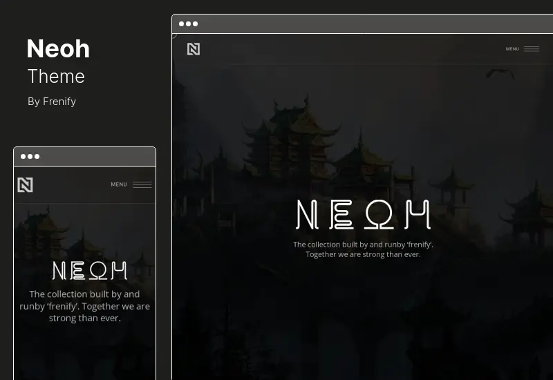 Neoh Theme - NFT Portfolio WordPress Theme