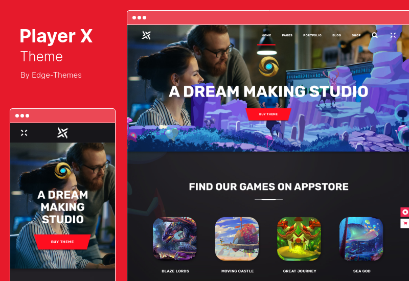 PlayerX Theme - A High Powered WordPress Theme for Gaming and eSports