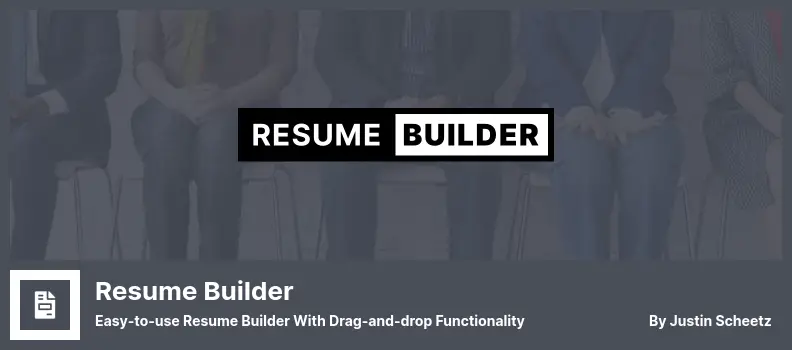 Resume Builder Plugin - Easy-to-use Resume Builder With Drag-and-drop Functionality