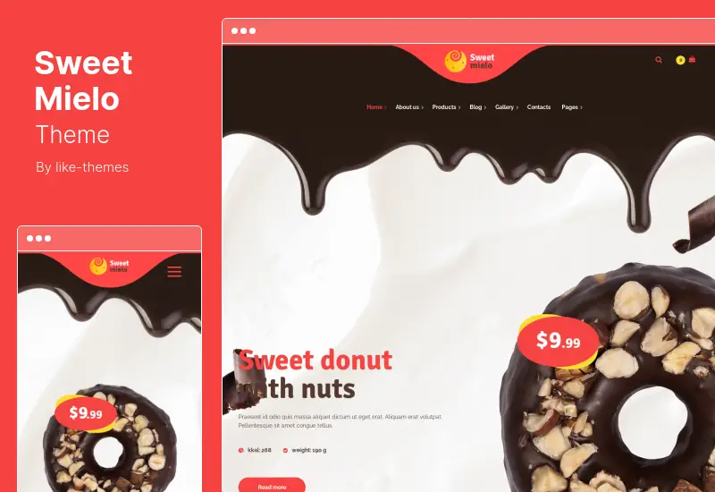 SweetMielo Theme - Honey Production and Sweets Delicious WordPress Theme