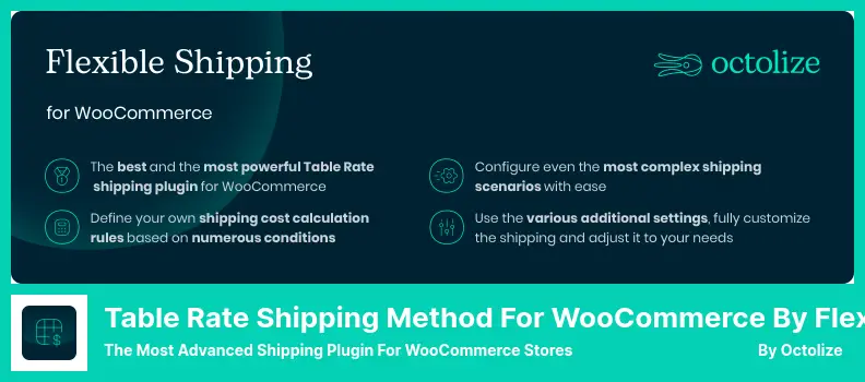Table Rate Shipping Method by Flexible Shipping Plugin - The Most Advanced Shipping Plugin for WooCommerce Stores