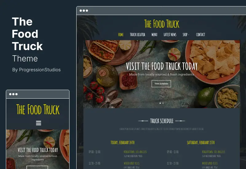 The Food Truck Theme - Food Truck WordPress Theme