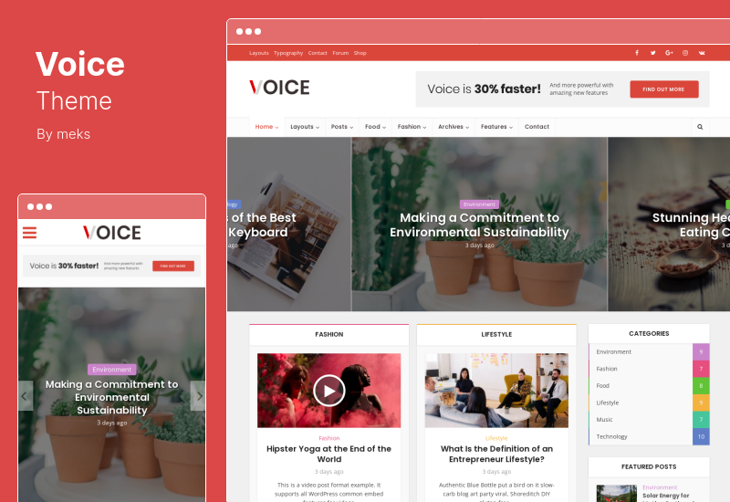 Voice Theme - News Magazine WordPress Theme