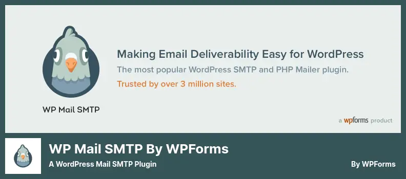 WP Mail SMTP by WPForms Plugin - A WordPress Mail SMTP Plugin