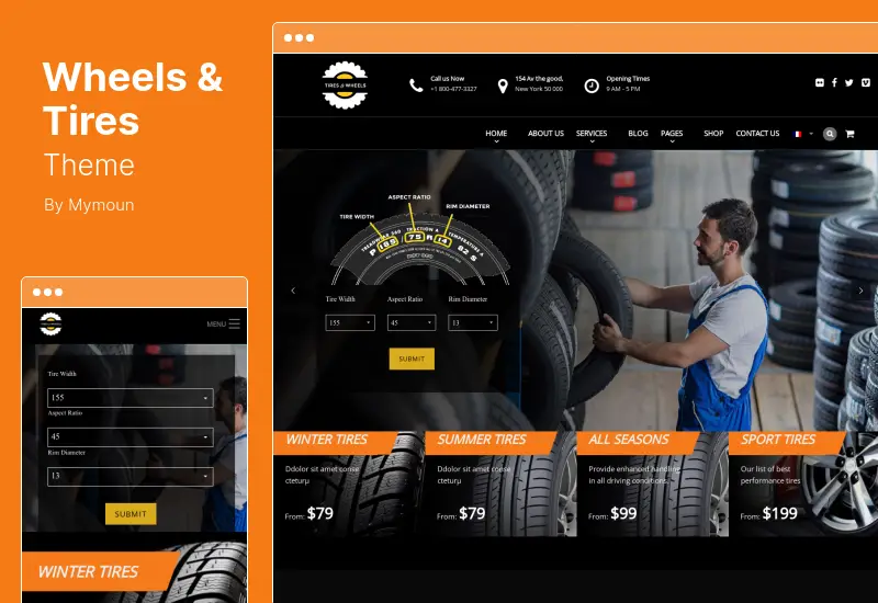 Wheels & Tires Theme - Wheels & Tires WordPress Theme