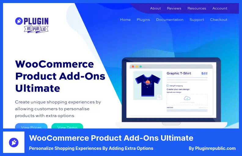 WooCommerce Product Add-Ons Ultimate Plugin - Personalize Shopping Experiences By Adding Extra Options