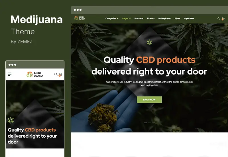 Medijuana Theme - Medical Cannabis WordPress Theme